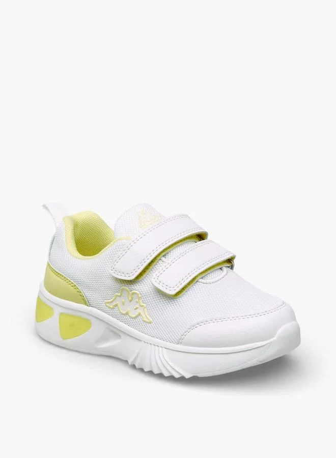 Kappa Sneakers With Hook & Loop Closure, Light-Up